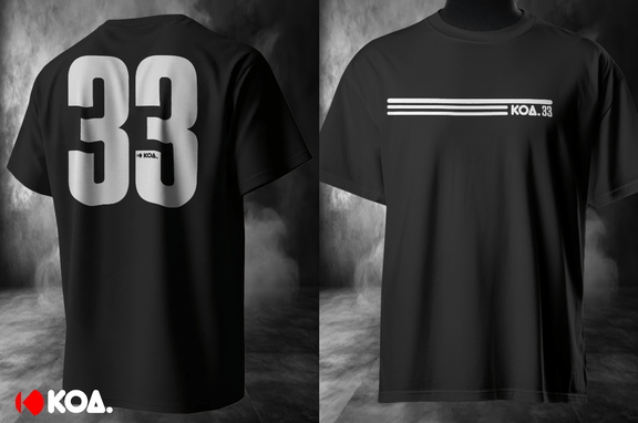 KOA. 33 TEE - Koa Streetwear