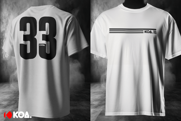 KOA. 33 TEE - Koa Streetwear