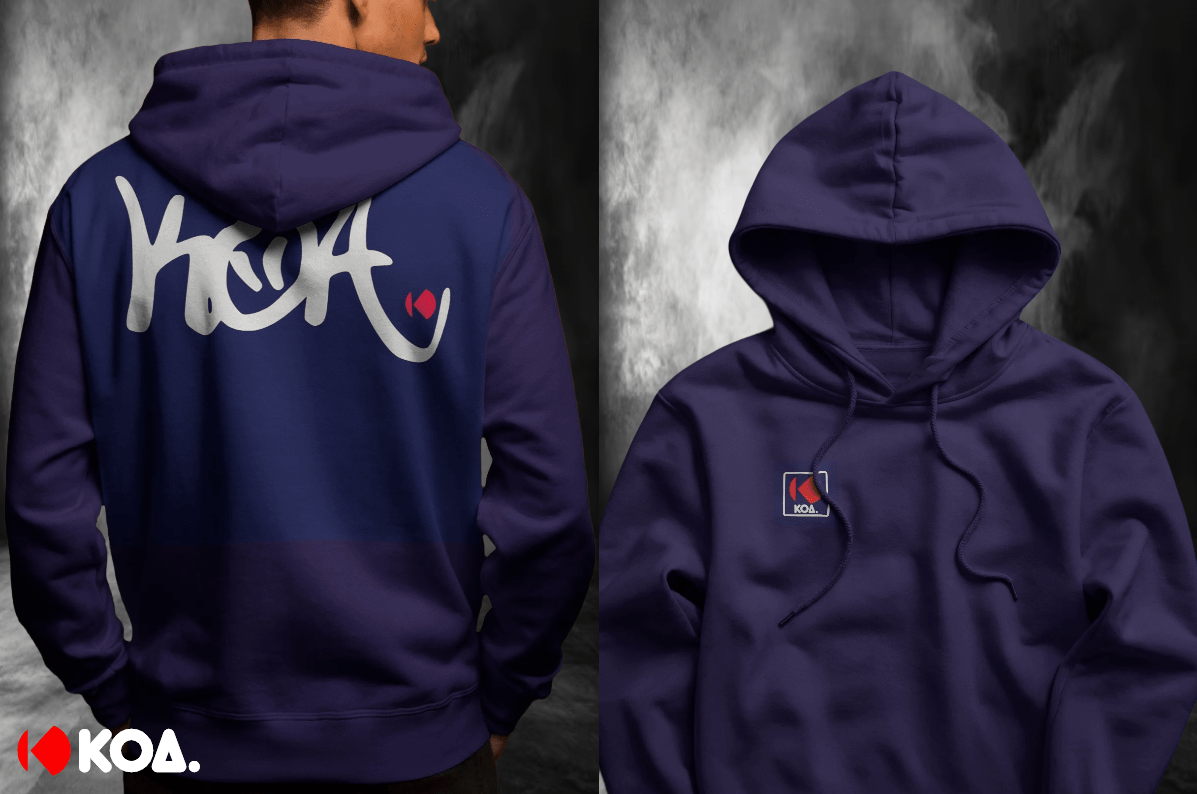KOA. BACK BURNER HOODIE - Koa Streetwear
