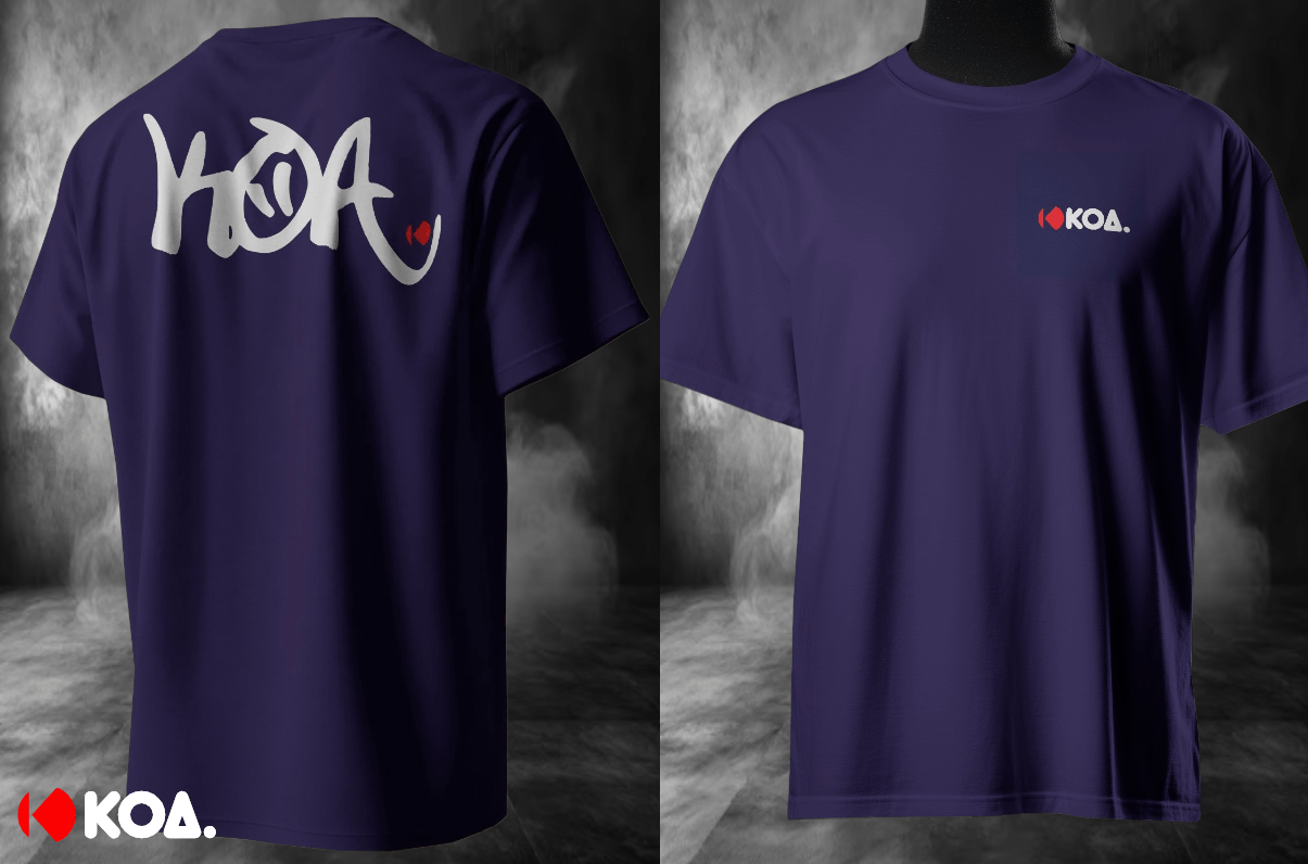 KΟA. BACK BURNER TEE - Koa Streetwear