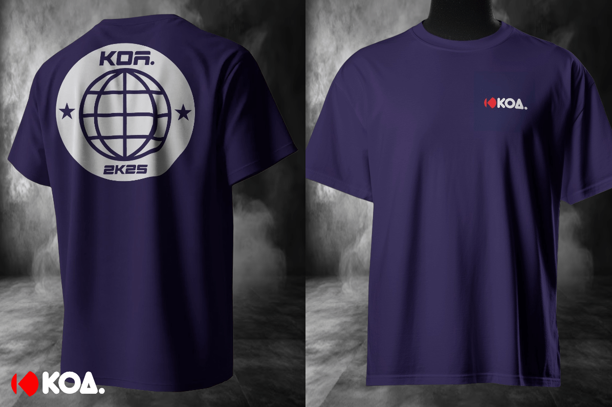 KOA. ONE WORLD TEE - Koa Streetwear